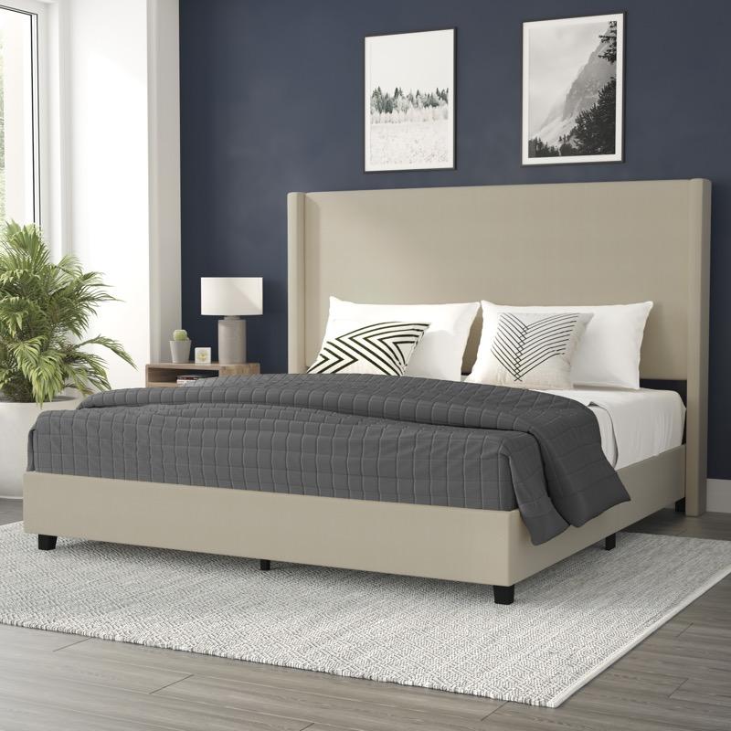Executive Upholstered Platform Bed