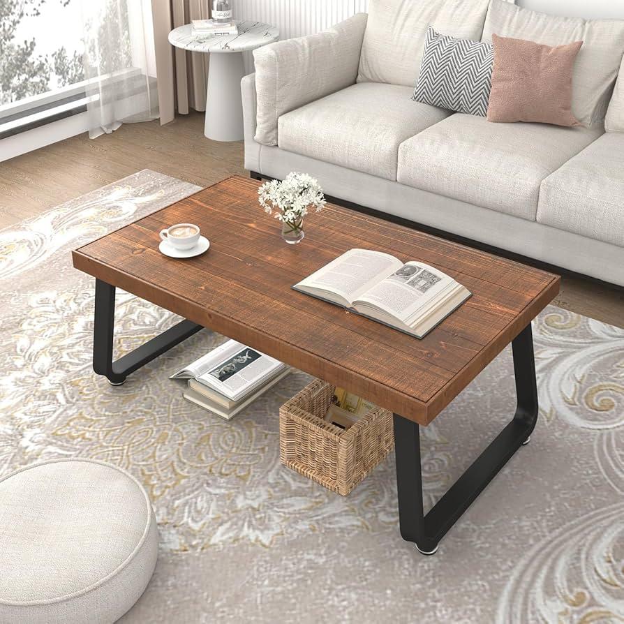 Minimalist Solid Wood Coffee Table