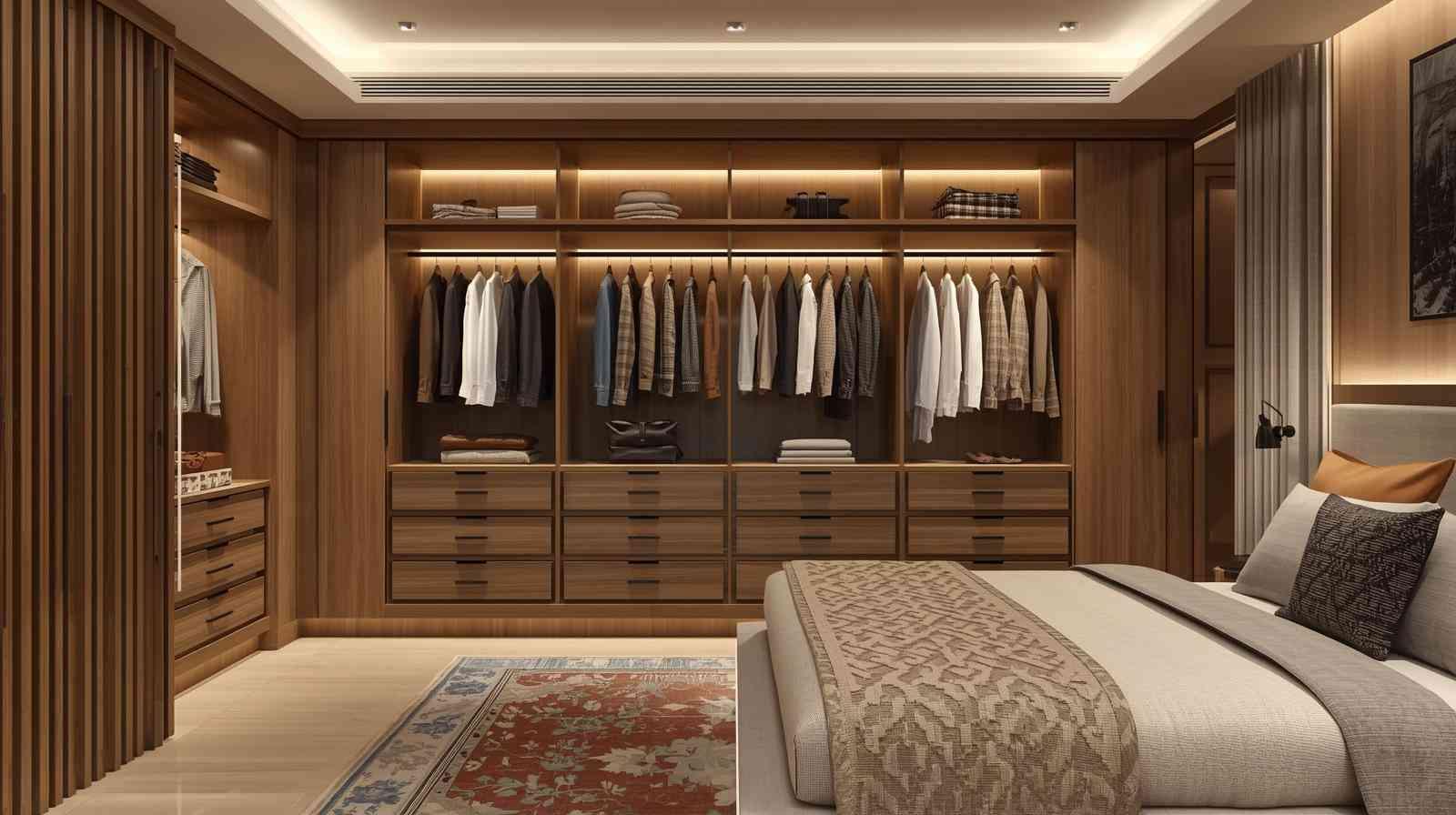Floor-to-Ceiling Wardrobe System